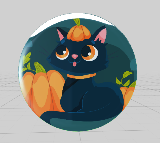 Round Fridge Magnet